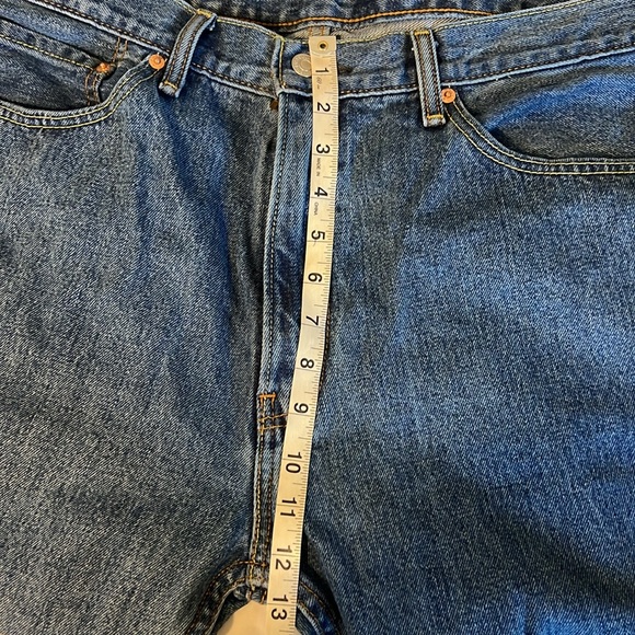 Levi’s 505 Rigid Denim Men’s Blue Jeans 38 x 31 - Picture 6 of 10
